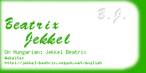 beatrix jekkel business card